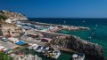 panoramica del porto turistico di Castro marina