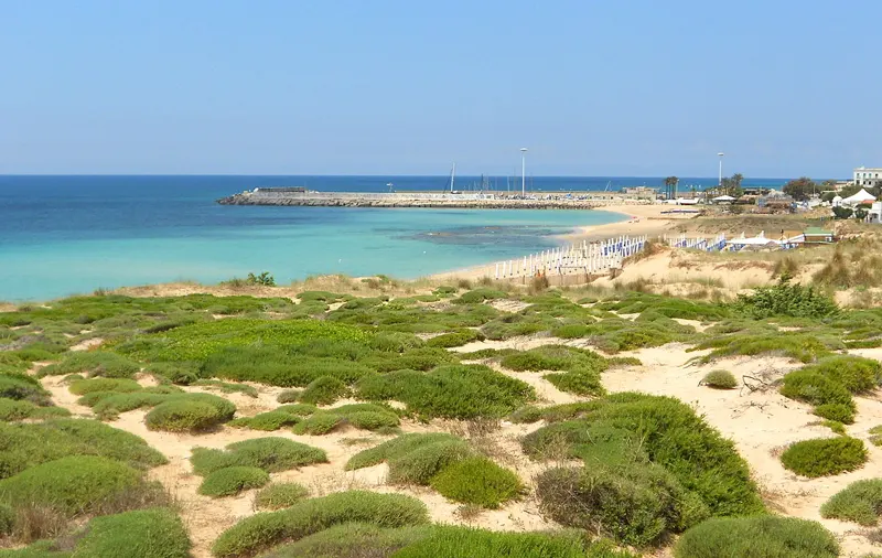 La spiaggia di Campomarino in Puglia