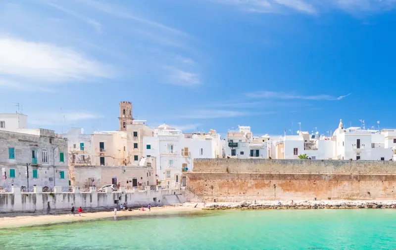 La spiaggia di Monopoli in Puglia