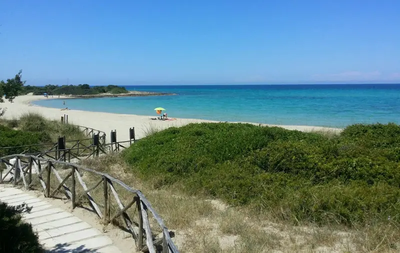 La spiaggia Rosa Marina a Ostuni